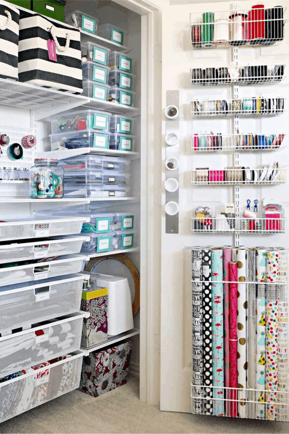 Paint Storage Rack Organizer- Craft organizer for a craft room
