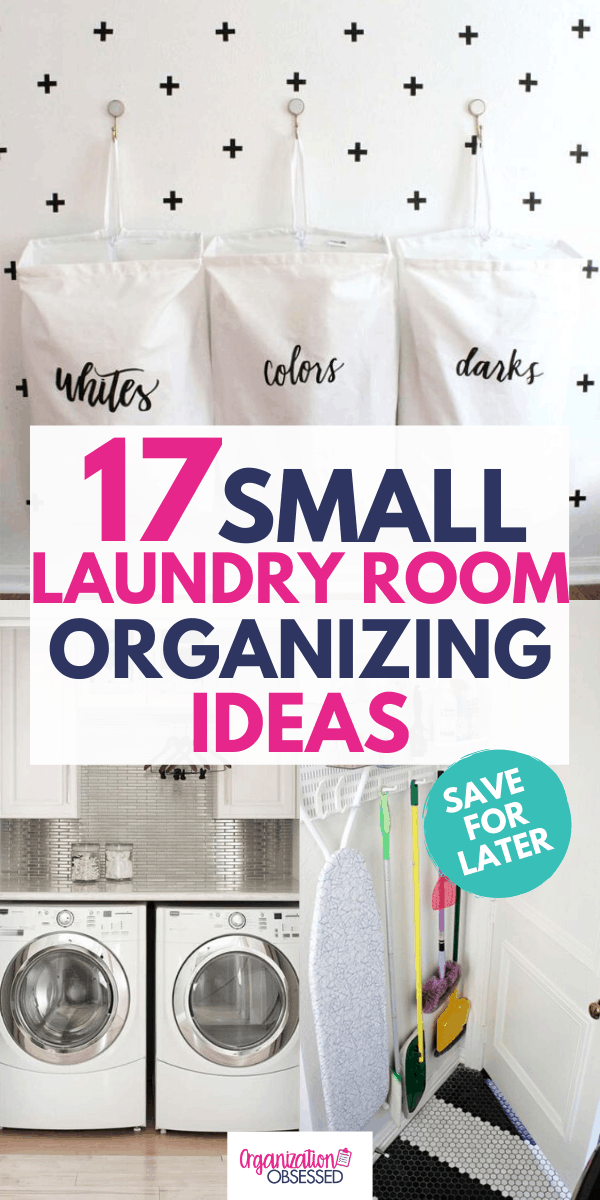 17 Small Laundry Room Organization Ideas - Organization Obsessed