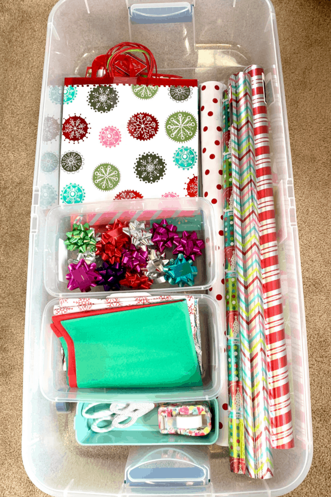 How to Store Wrapping Paper, Ribbon, and Bows