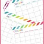 Organize Your Home In 30 Days Calendar - Organization Obsessed