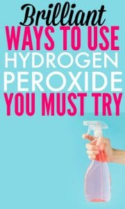 WAYS TO USE HYDROGEN PEROXIDE - Organization Obsessed