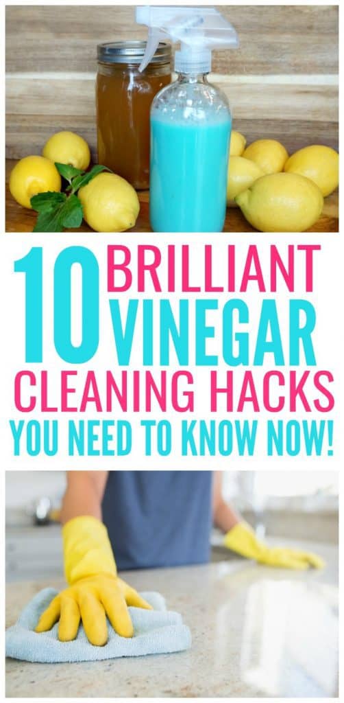 10 Clever Vinegar Cleaning Hacks - Organization Obsessed