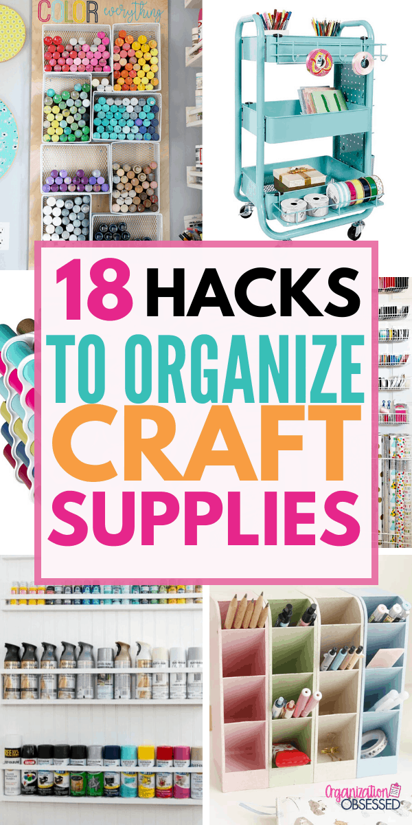 The Best Craft Room Organization Ideas - Organization Obsessed