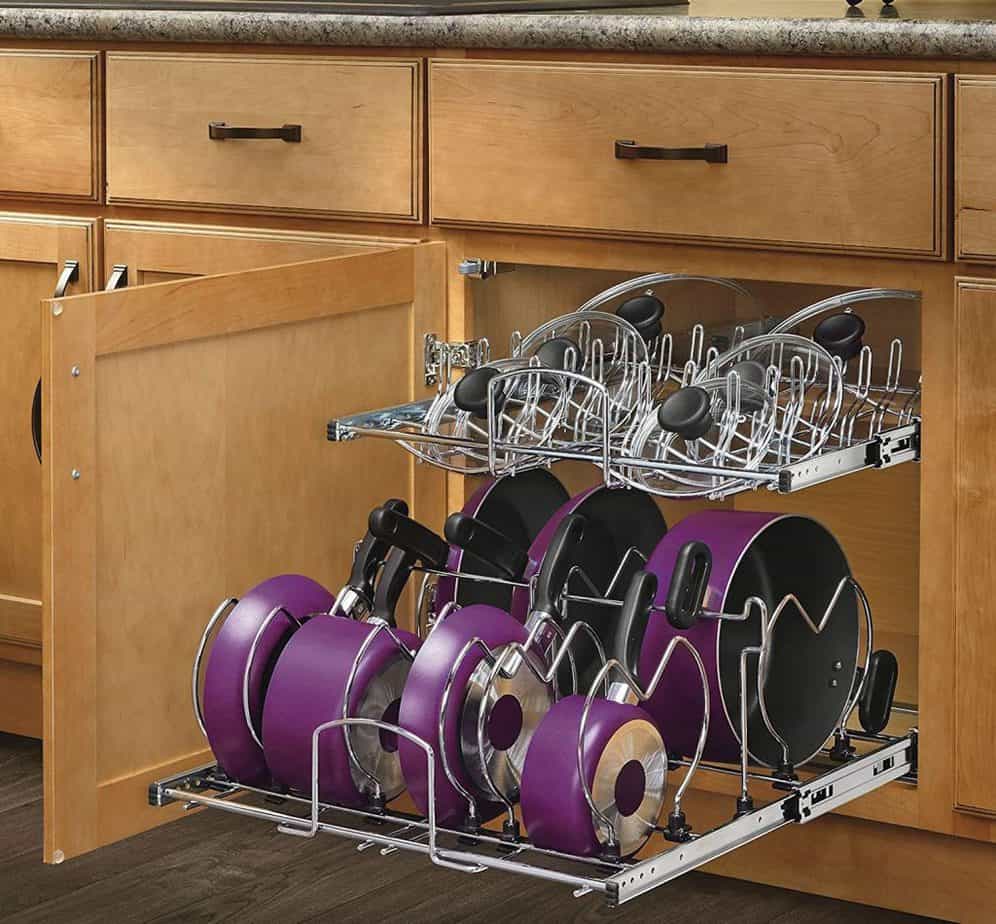 5 Pots And Pan Storage Ideas For Any Size Kitchen - The Organized Mama