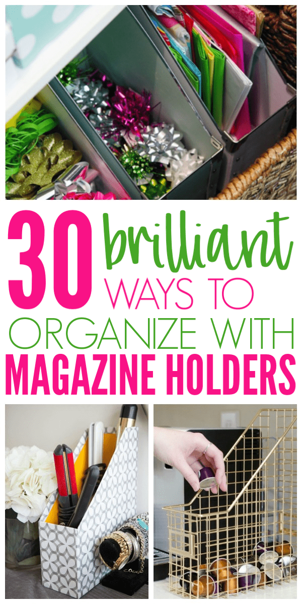 30 Clever Ways to Organize With Magazine Holders ...