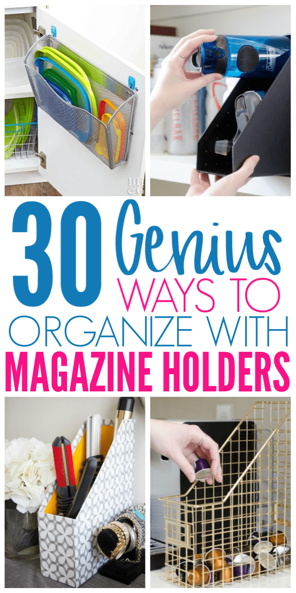17 Brilliant Ways to Organize With Magazine Holders