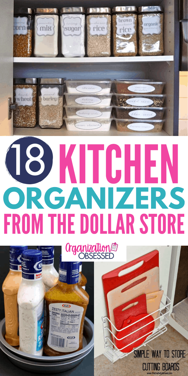 18 Genius Kitchen Organizing Ideas From The Dollar Store - Organization ...