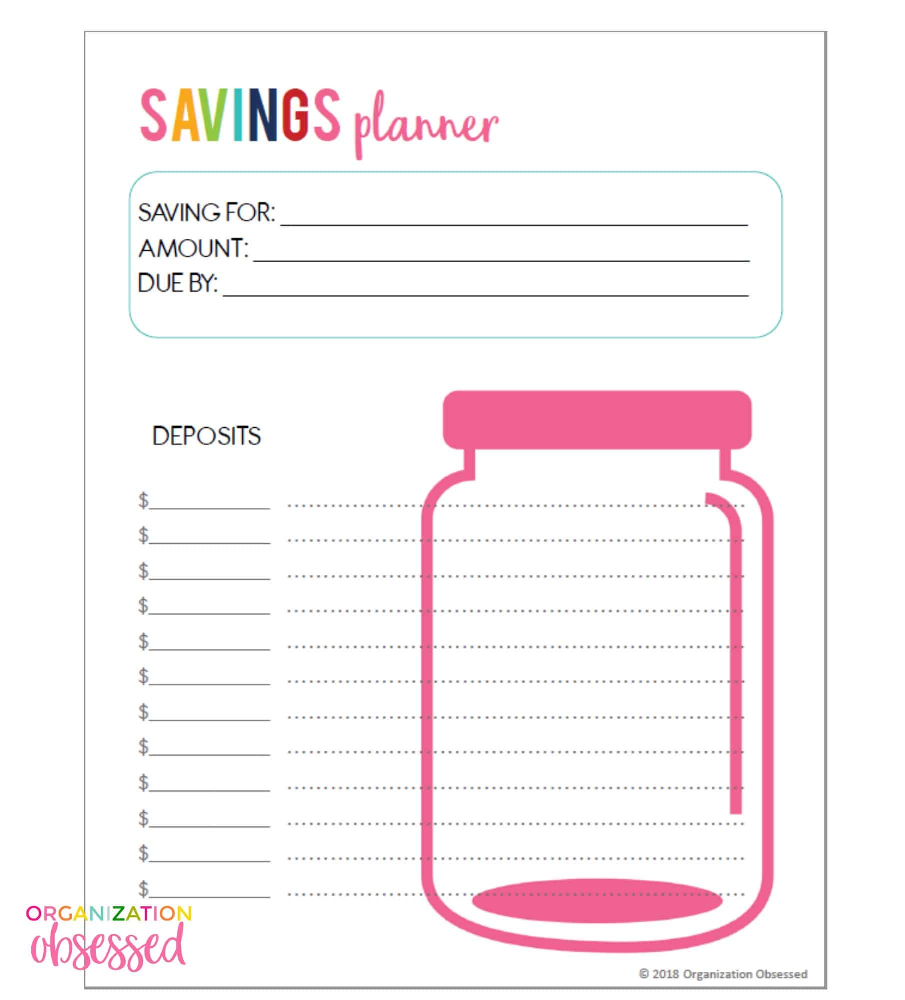 account tracker printable template