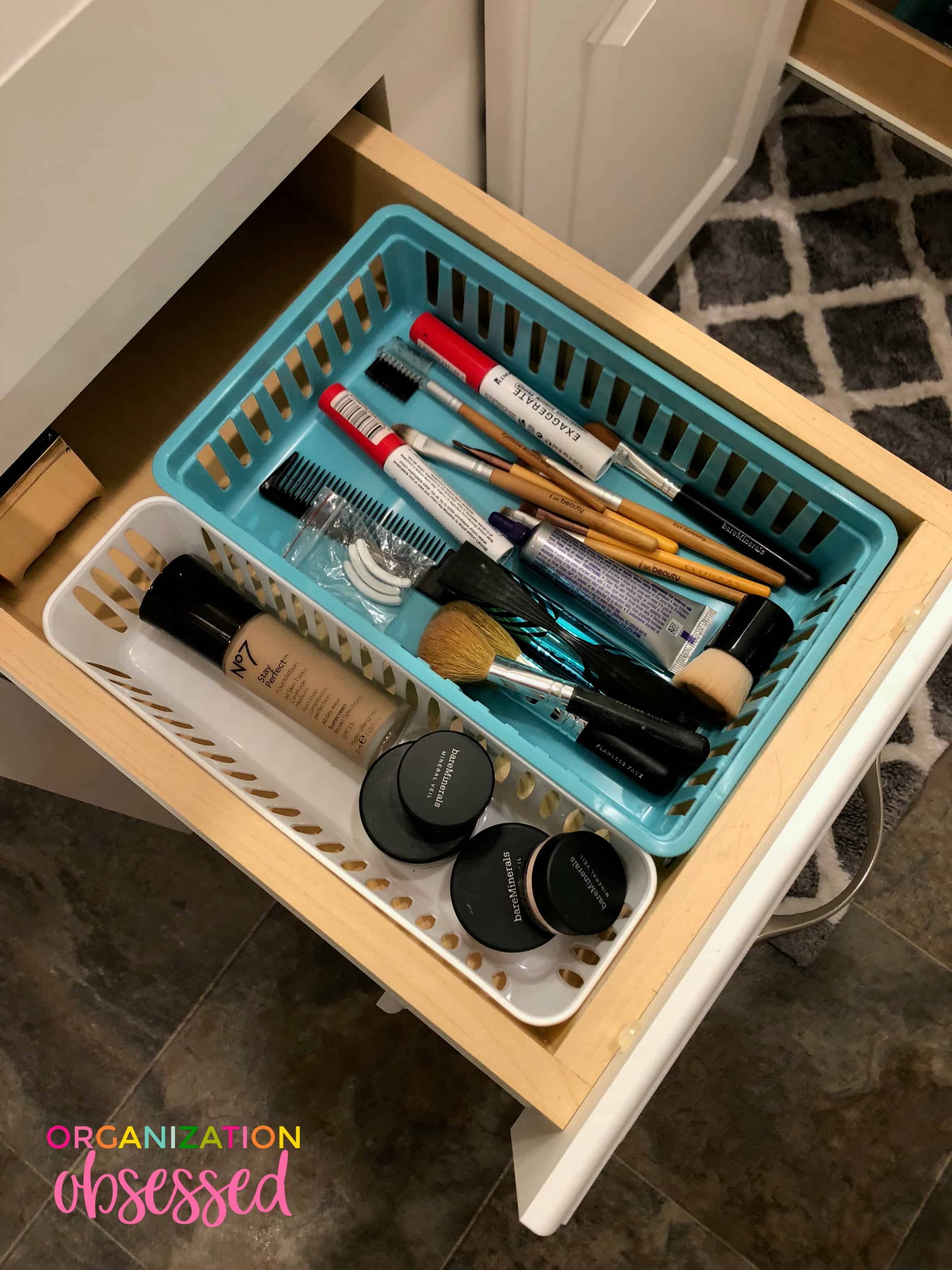 How To Organize Bathroom Drawers 3 Organization Obsessed