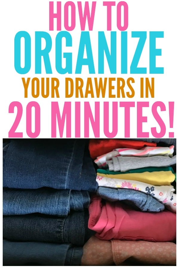 20 Minute Organizing