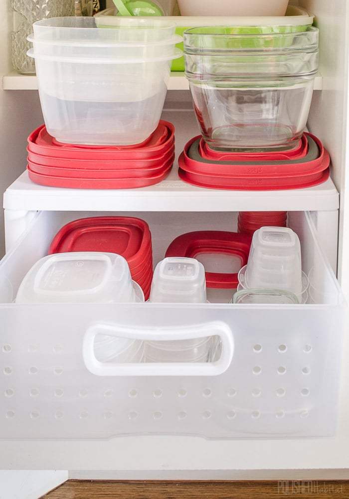 The Easiest Way to Organize Food Storage Containers - The Homes I