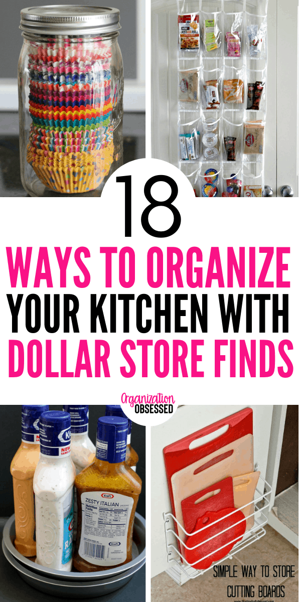 18 Genius Kitchen Organizing Ideas From The Dollar Store - Organization ...