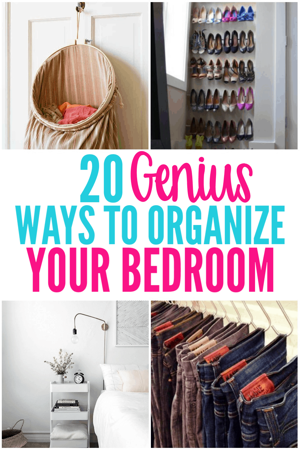 20 Amazing Organization Hacks That Will Transform Your Bedroom