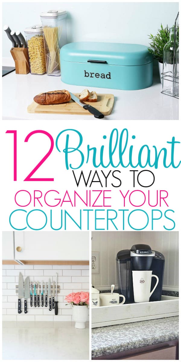 Kitchen Counter Organization Ideas