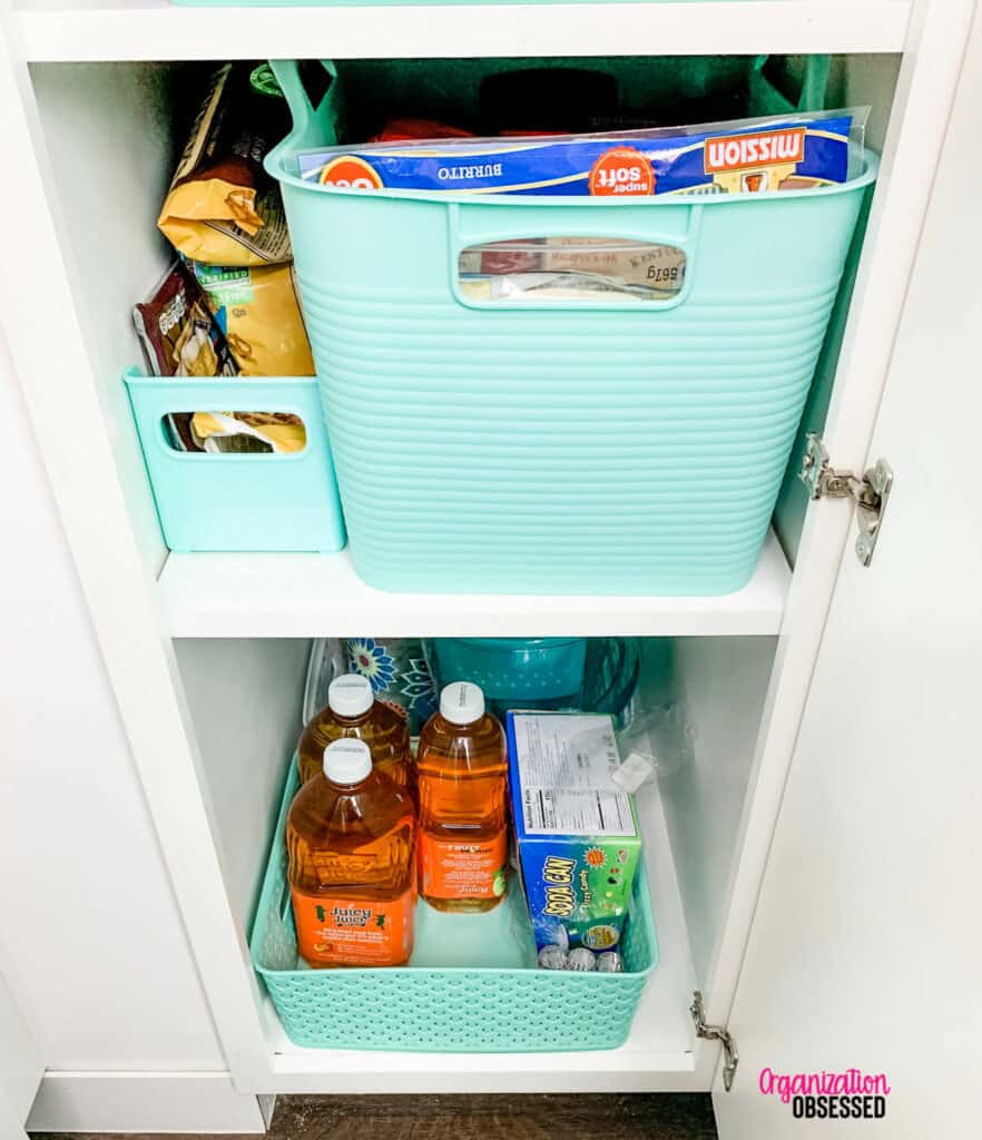 Organizing a Small Pantry Cabinet - Organization Obsessed