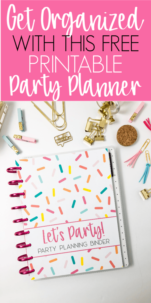 PRINTABLE PARTY PLANNER PIN 2 - Organization Obsessed