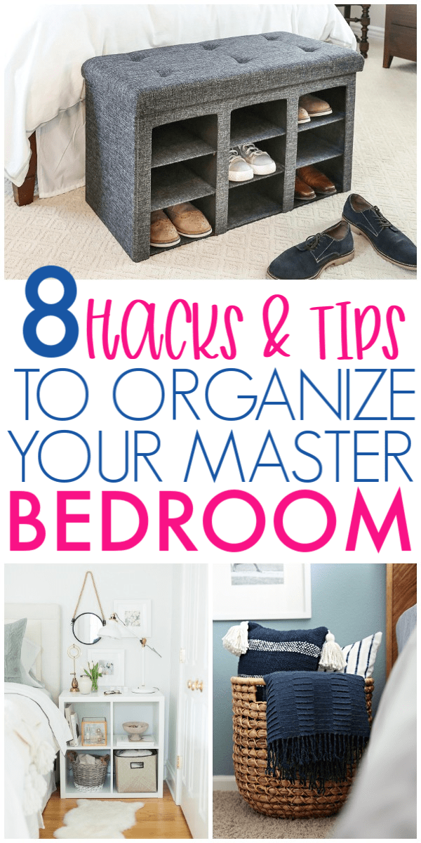 8 Ways To Simplify & Organize Your Master Bedroom - Organization