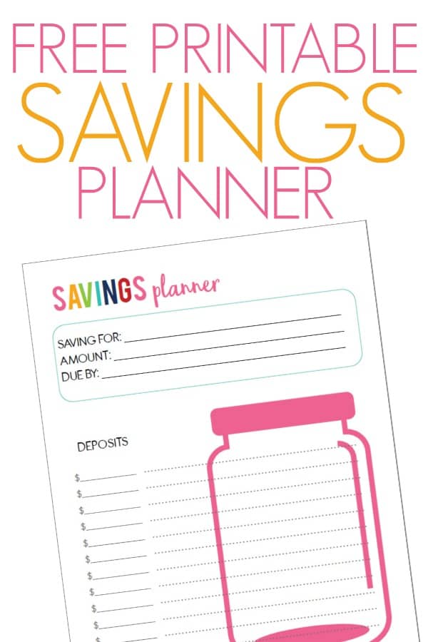 diy for savings planner