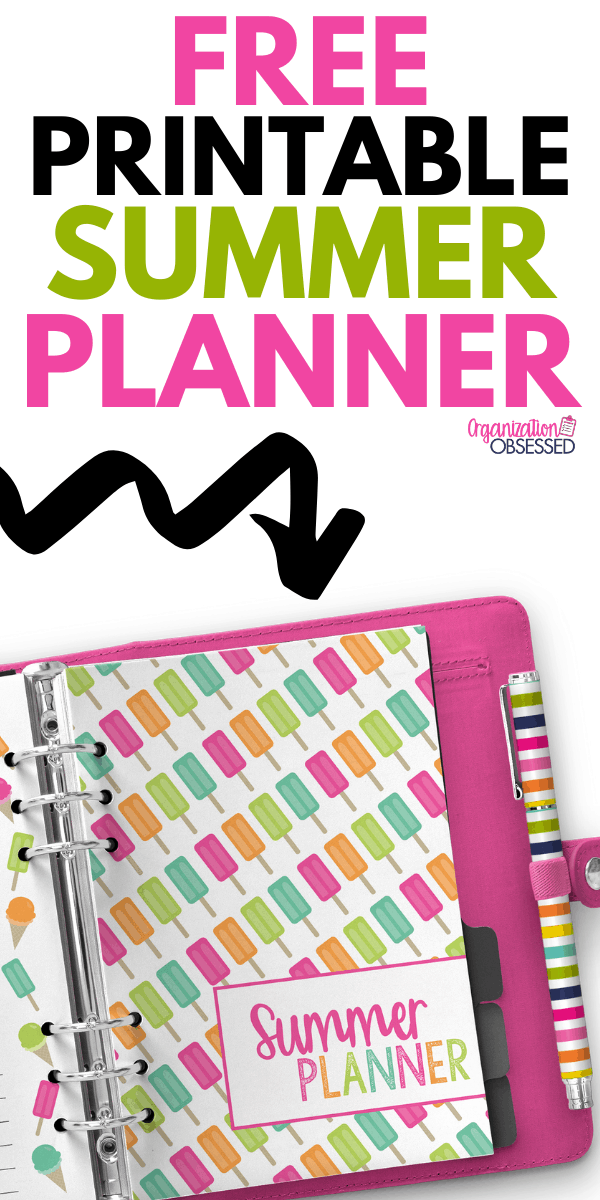 Free Summer Planner Printable - Organization Obsessed