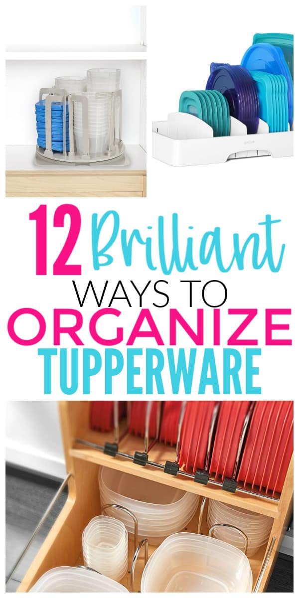 11 Smart Ways to Organize Tupperware & Food Storage Containers -  Prioritized Living