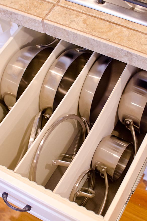 11 Genius Ways To Organize Pots & Pans - Organization Obsessed