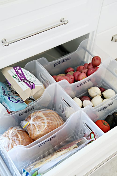 IHeart Organizing: Organized Counter Depth Fridge & Freezer Drawer with  Tips and Favorite Products